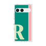 プレミアムスクエアケース［ オリジナル - initial color line - R green ］
