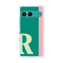 プレミアムスクエアケース［ オリジナル - initial color line - R green ］