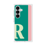プレミアムスクエアケース［ オリジナル - initial color line - R green ］