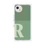 プレミアムスクエアケース［ オリジナル - initial two tone - R green ］