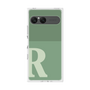 プレミアムスクエアケース［ オリジナル - initial two tone - R green ］
