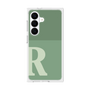プレミアムスクエアケース［ オリジナル - initial two tone - R green ］