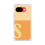 プレミアムスクエアケース［ オリジナル - initial two tone - S orange ］