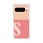 プレミアムスクエアケース［ オリジナル - initial two tone - S pink ］