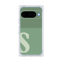 プレミアムスクエアケース［ オリジナル - initial two tone - S green ］