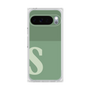 プレミアムスクエアケース［ オリジナル - initial two tone - S green ］