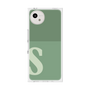 プレミアムスクエアケース［ オリジナル - initial two tone - S green ］