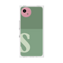 プレミアムスクエアケース［ オリジナル - initial two tone - S green ］