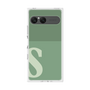 プレミアムスクエアケース［ オリジナル - initial two tone - S green ］
