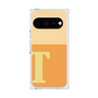 プレミアムスクエアケース［ オリジナル - initial two tone - T orange ］