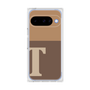 プレミアムスクエアケース［ オリジナル - initial two tone - T brown ］
