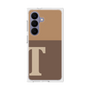 プレミアムスクエアケース［ オリジナル - initial two tone - T brown ］