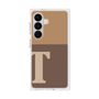 プレミアムスクエアケース［ オリジナル - initial two tone - T brown ］