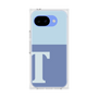 プレミアムスクエアケース［ オリジナル - initial two tone - T blue ］