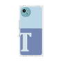 プレミアムスクエアケース［ オリジナル - initial two tone - T blue ］