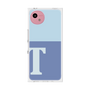 プレミアムスクエアケース［ オリジナル - initial two tone - T blue ］