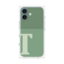 プレミアムスクエアケース［ オリジナル - initial two tone - T green ］