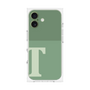 プレミアムスクエアケース［ オリジナル - initial two tone - T green ］