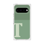 プレミアムスクエアケース［ オリジナル - initial two tone - T green ］