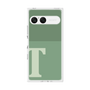 プレミアムスクエアケース［ オリジナル - initial two tone - T green ］