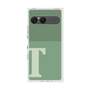 プレミアムスクエアケース［ オリジナル - initial two tone - T green ］