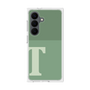 プレミアムスクエアケース［ オリジナル - initial two tone - T green ］