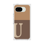 プレミアムスクエアケース［ オリジナル - initial two tone - U brown ］