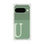 プレミアムスクエアケース［ オリジナル - initial two tone - U green ］