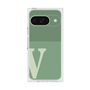 プレミアムスクエアケース［ オリジナル - initial two tone - V green ］