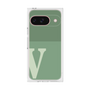 プレミアムスクエアケース［ オリジナル - initial two tone - V green ］
