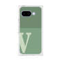 プレミアムスクエアケース［ オリジナル - initial two tone - V green ］