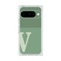 プレミアムスクエアケース［ オリジナル - initial two tone - V green ］