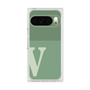 プレミアムスクエアケース［ オリジナル - initial two tone - V green ］