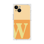 プレミアムスクエアケース［ オリジナル - initial two tone - W orange ］