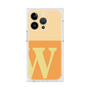 プレミアムスクエアケース［ オリジナル - initial two tone - W orange ］