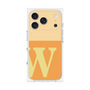 プレミアムスクエアケース［ オリジナル - initial two tone - W orange ］