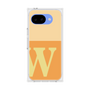 プレミアムスクエアケース［ オリジナル - initial two tone - W orange ］