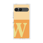 プレミアムスクエアケース［ オリジナル - initial two tone - W orange ］