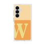 プレミアムスクエアケース［ オリジナル - initial two tone - W orange ］