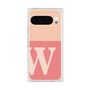 プレミアムスクエアケース［ オリジナル - initial two tone - W pink ］