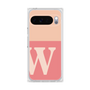プレミアムスクエアケース［ オリジナル - initial two tone - W pink ］