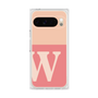 プレミアムスクエアケース［ オリジナル - initial two tone - W pink ］
