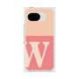 プレミアムスクエアケース［ オリジナル - initial two tone - W pink ］