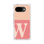 プレミアムスクエアケース［ オリジナル - initial two tone - W pink ］