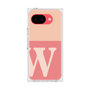 プレミアムスクエアケース［ オリジナル - initial two tone - W pink ］