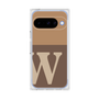 プレミアムスクエアケース［ オリジナル - initial two tone - W brown ］