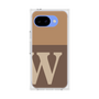 プレミアムスクエアケース［ オリジナル - initial two tone - W brown ］