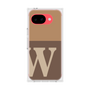プレミアムスクエアケース［ オリジナル - initial two tone - W brown ］