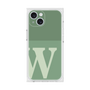 プレミアムスクエアケース［ オリジナル - initial two tone - W green ］