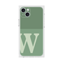 プレミアムスクエアケース［ オリジナル - initial two tone - W green ］